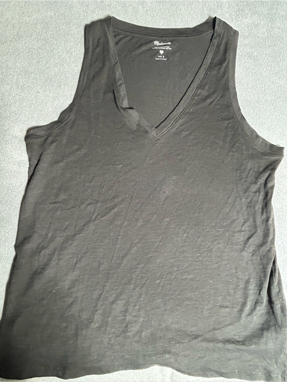 Madewell Black Crewneck Tee